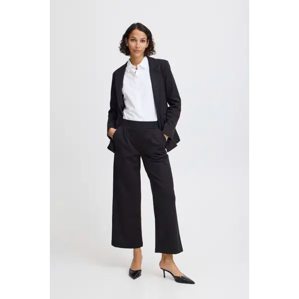 b.young Rizetta Wide Pants Cropped