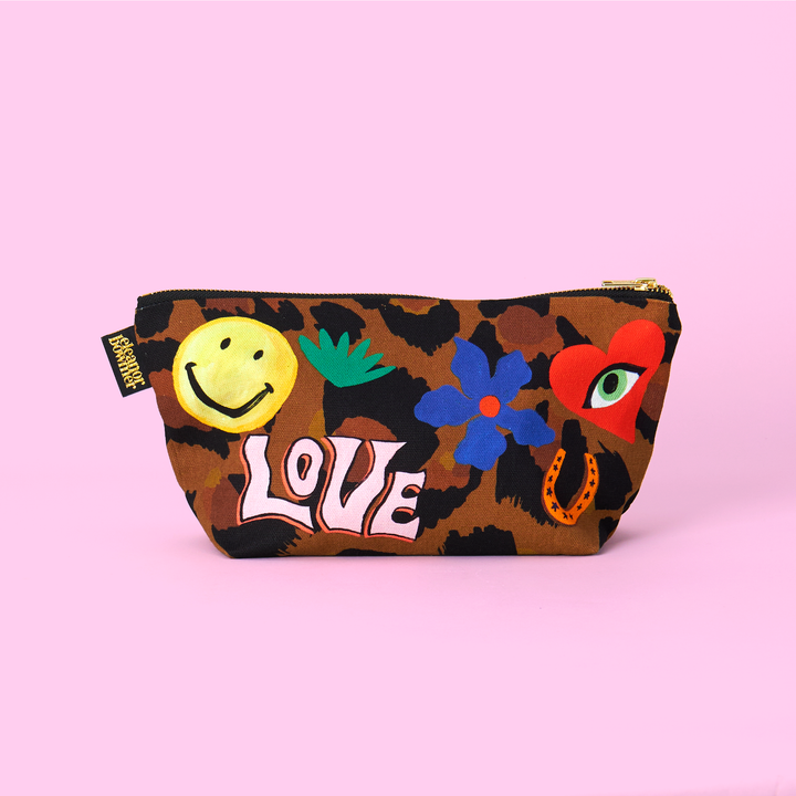 Leopard Icon Zip Bag: Non Personalised