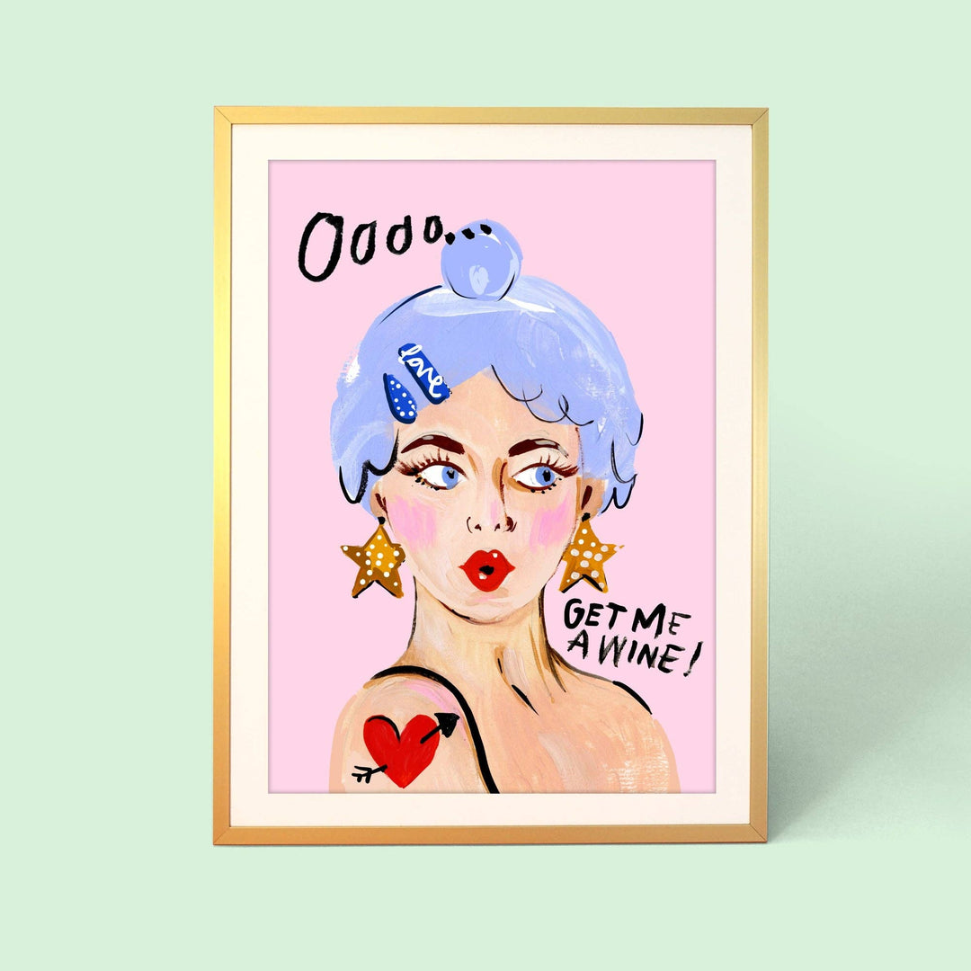Get Me A Wine Print