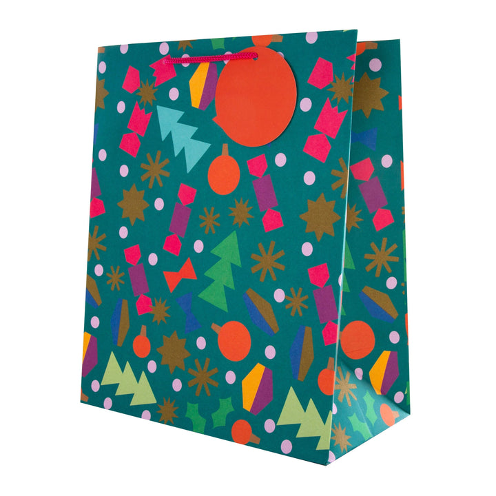 Christmas Gift Bags - Pack of 3 in 3 Abstract Festive