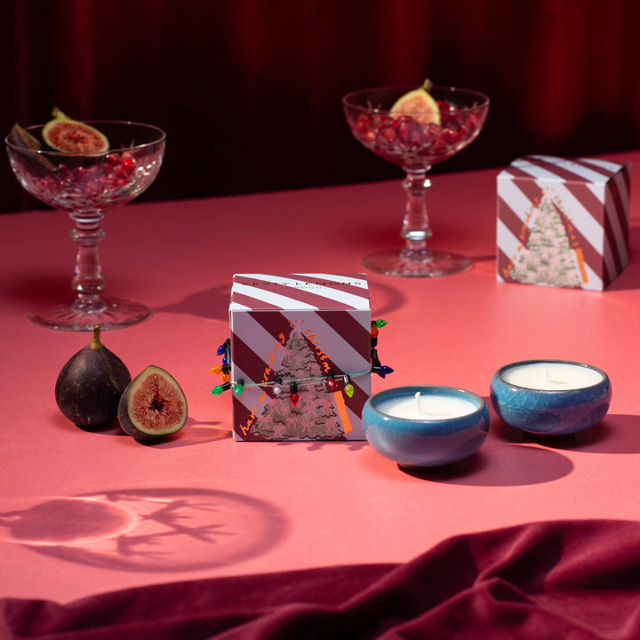 Sparkle Season: Cracking Christmas Tea Lights (Box of 2) - Fireside