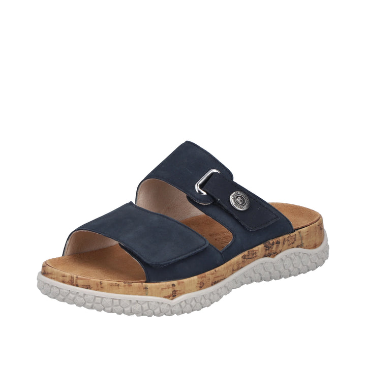 Black Comfort Slip-On Sandal