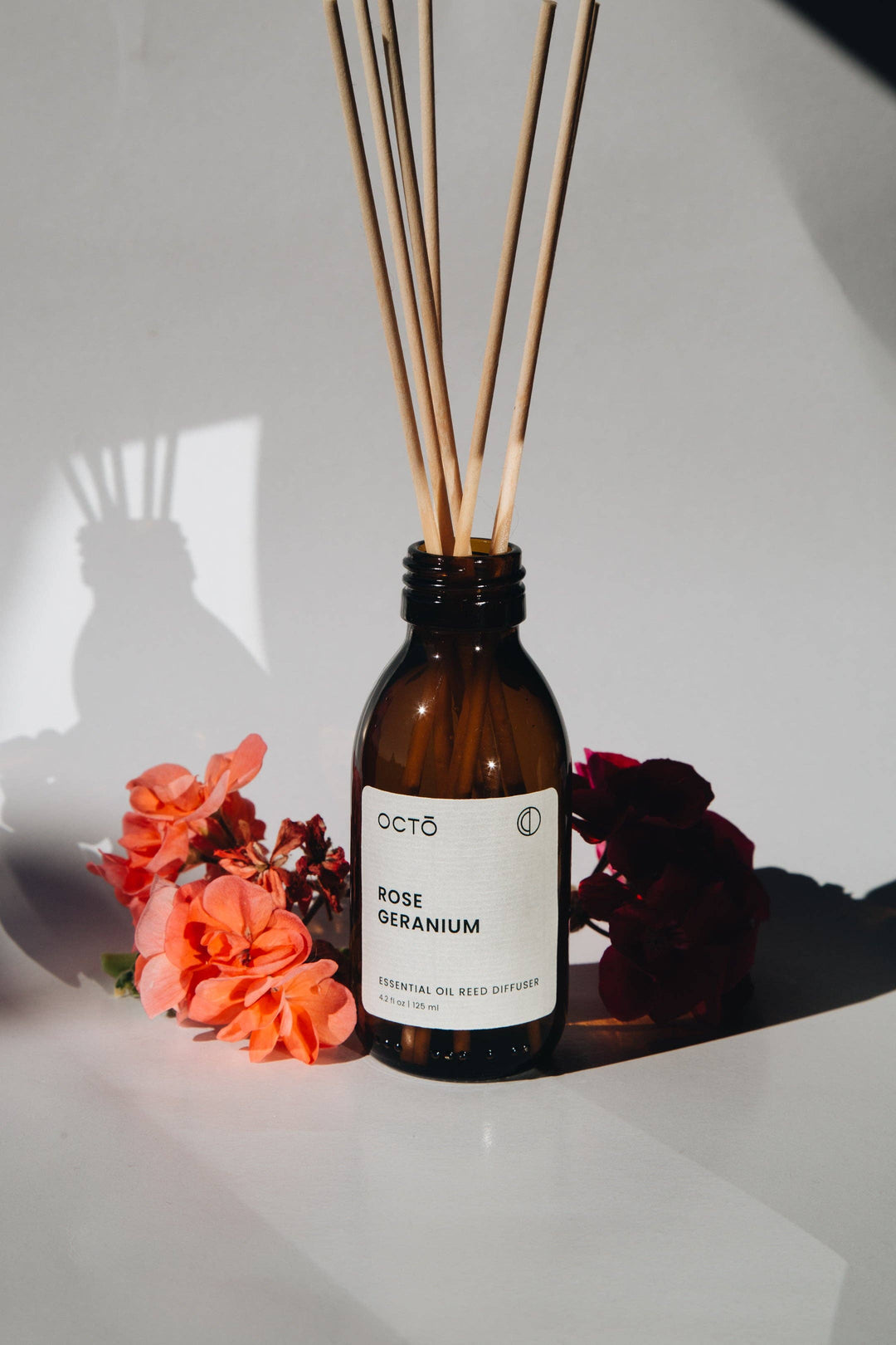 125ml Amber bottle reed diffuser REFILLS: Morning light (Neroli + Lime + Basil)
