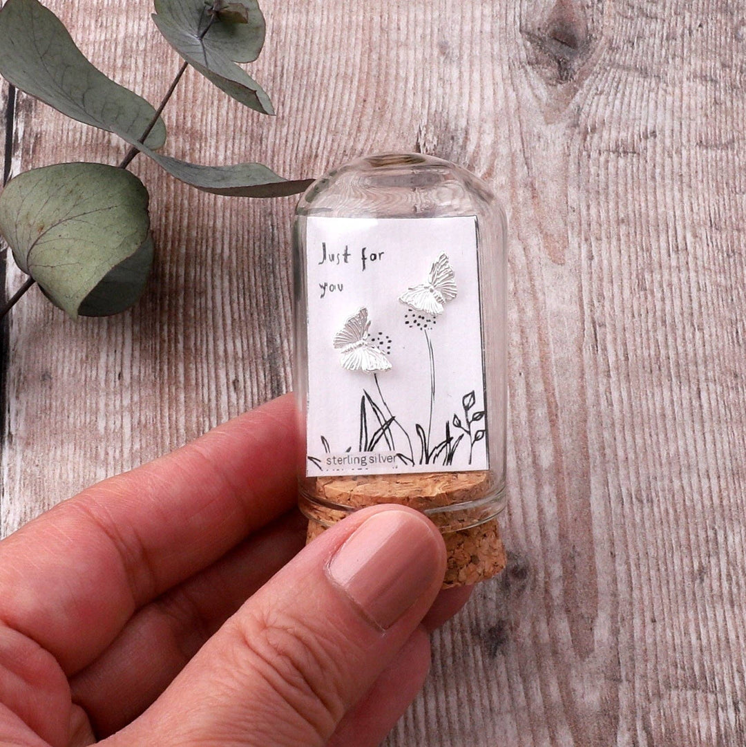 TT51064 'Just for you' Butterfly S/G: Silver