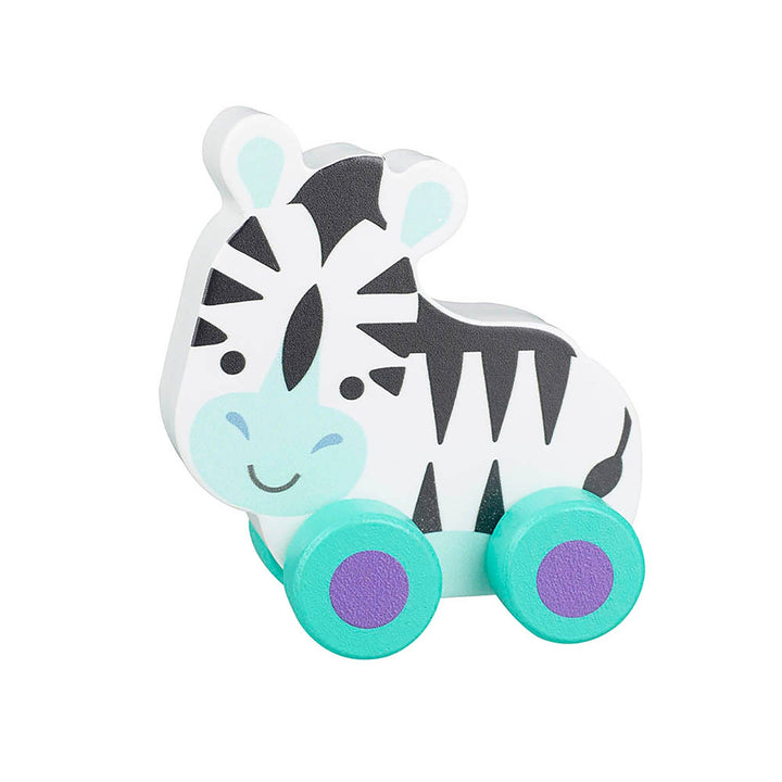 NEW! Zebra First Wooden Push Toy