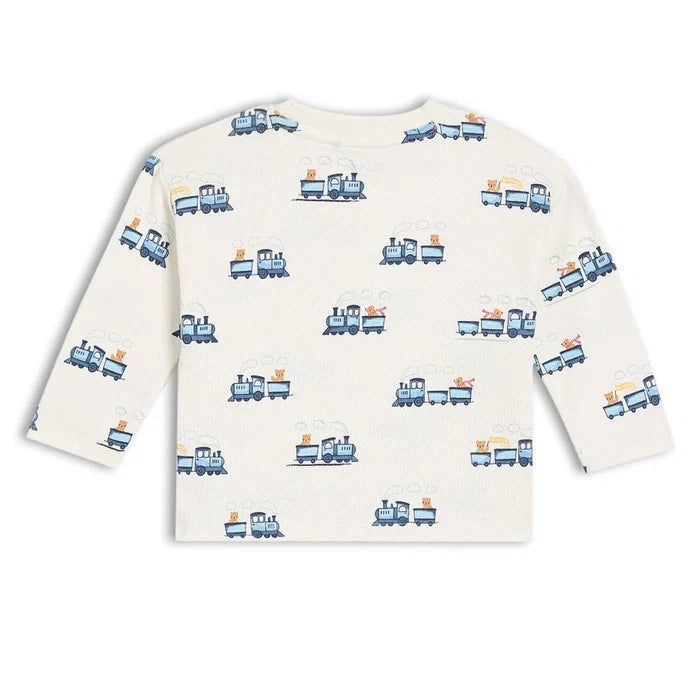 Baby Boys Knitted Dungaree 2pc Set