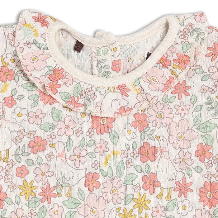 Baby girls 3pk floral printed bodysuits