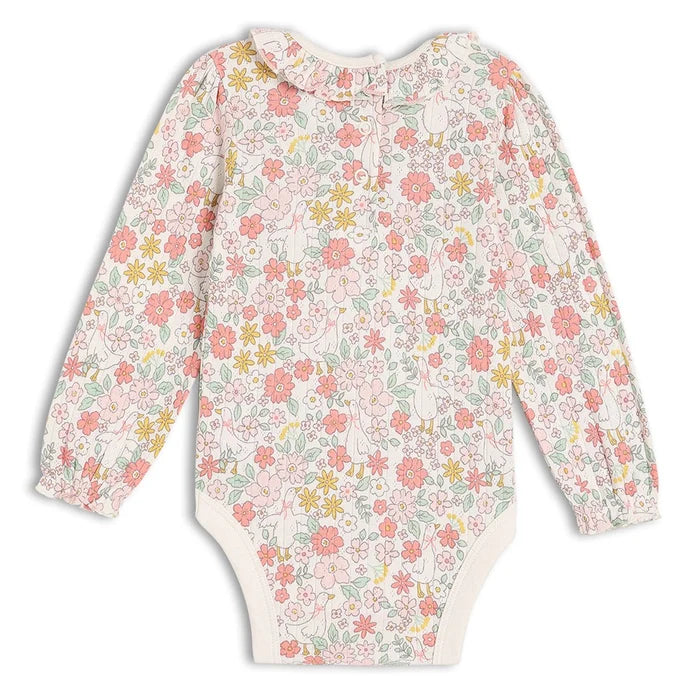 Baby girls 3pk floral printed bodysuits