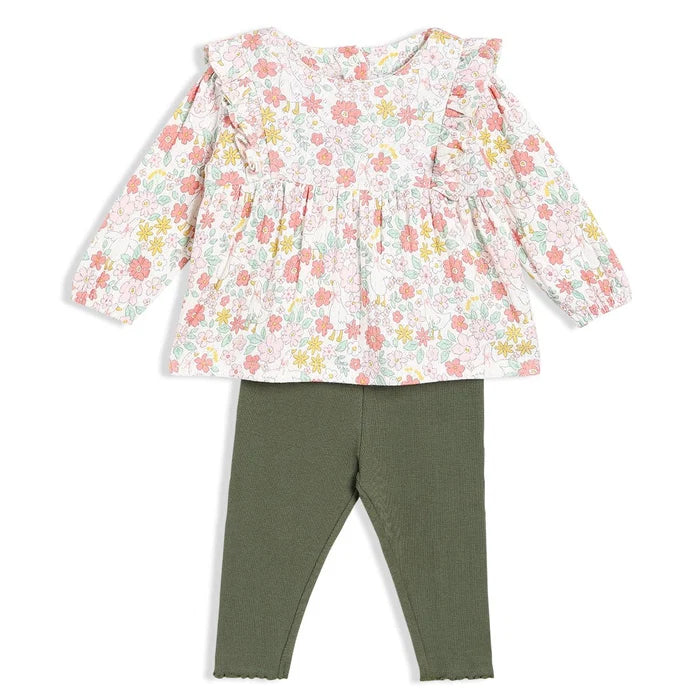 Baby Girls Floral Printed 2pc Set