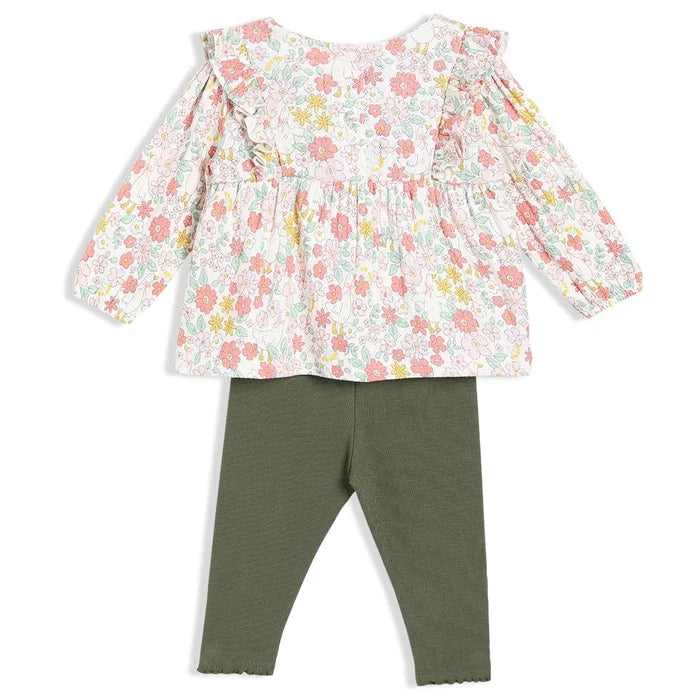 Baby Girls Floral Printed 2pc Set