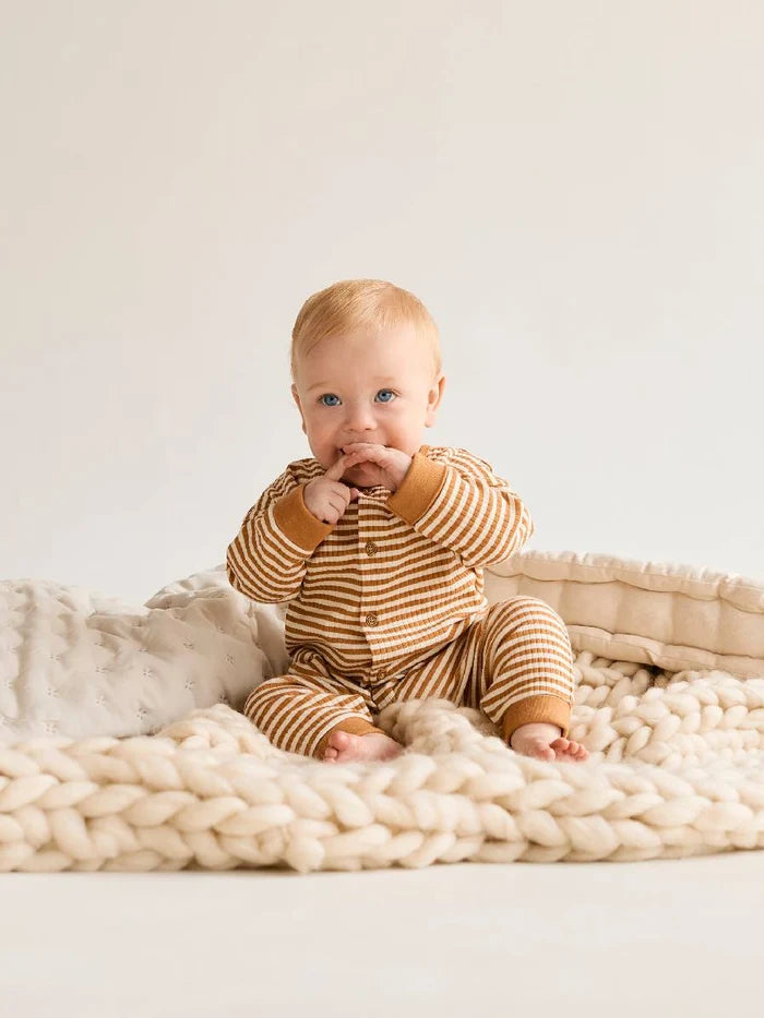 Baby Unisex Striped Romper