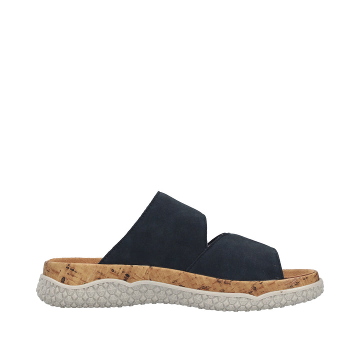 Black Comfort Slip-On Sandal