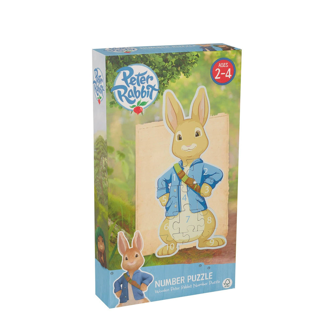 Peter Rabbit™ TV Wooden Number Puzzle