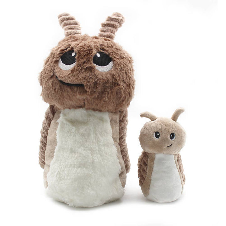 Les Ptipotos Sophie The Snail Mum & Baby Brown - Plush Toy