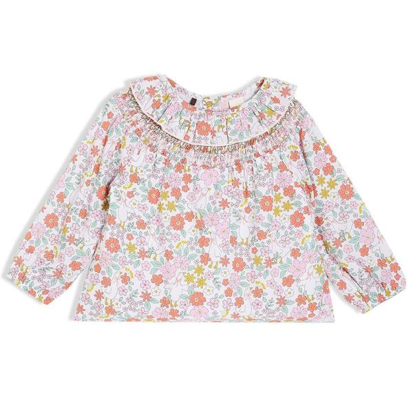 baby girls floral printed woven top