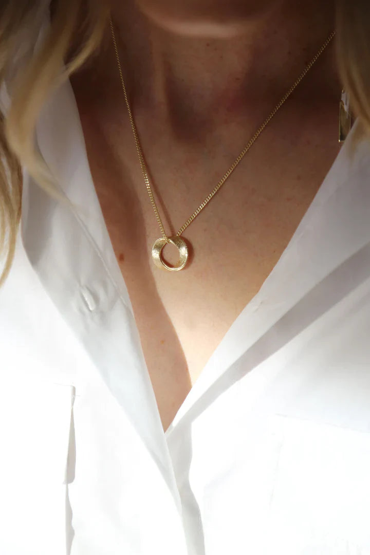 BEECH NECKLACE GOLD