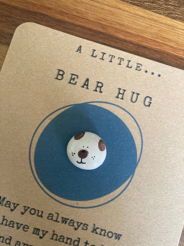 Pocket Bear Hug Comfort Stone - Thinking Of You Gift