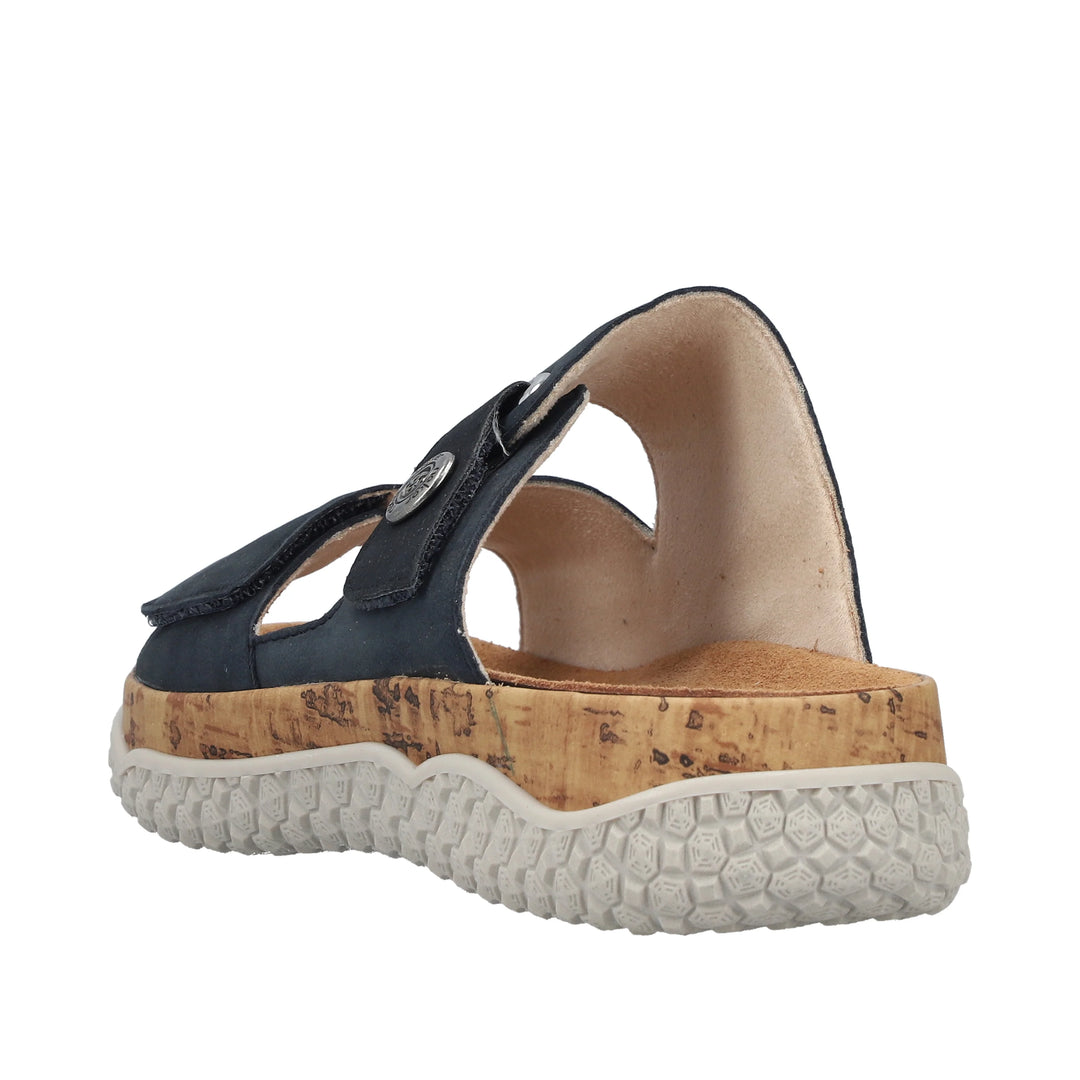 Black Comfort Slip-On Sandal