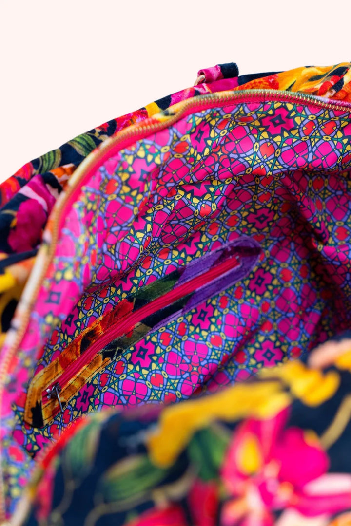 Botanical Kaleidoscope Lux Weekend Bag