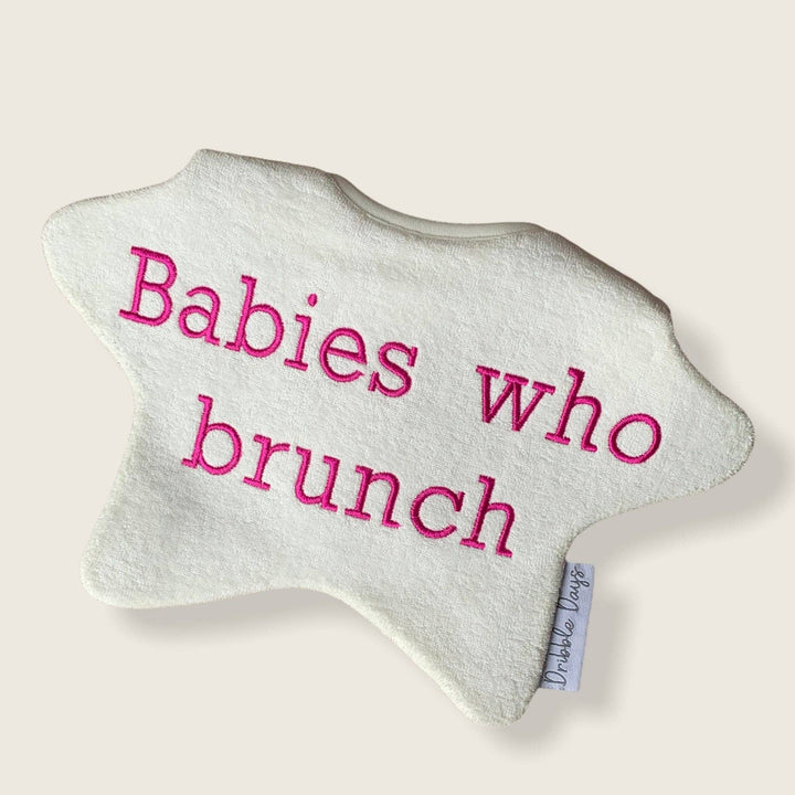 Purple Brunch Baby Bib