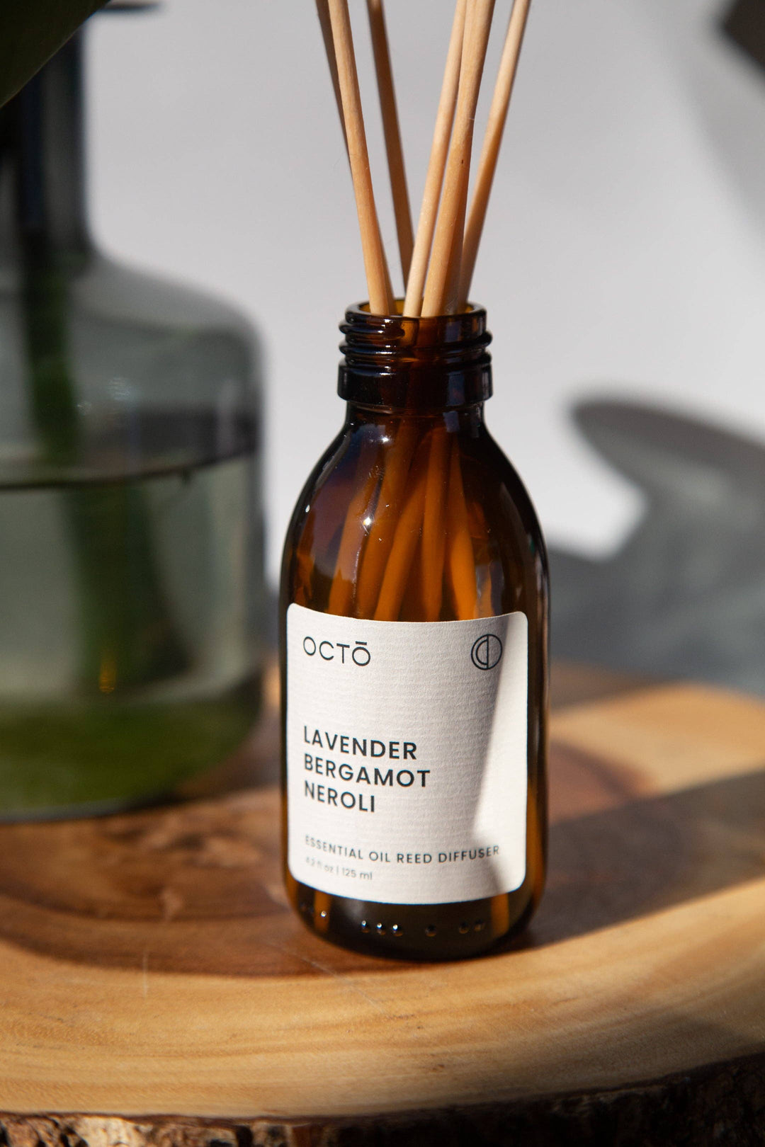 125ml Amber bottle reed diffuser REFILLS: Morning light (Neroli + Lime + Basil)