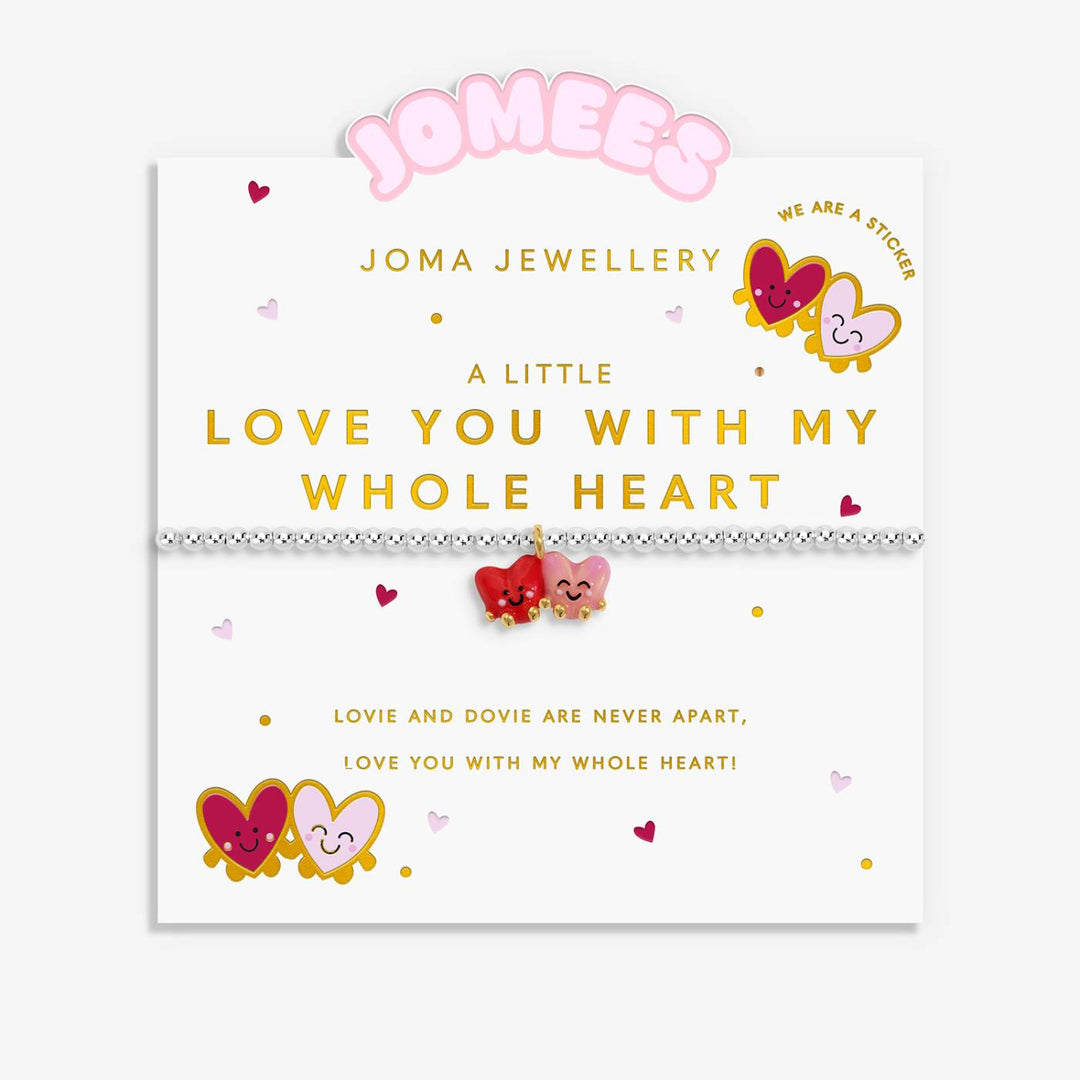 Kids' A Little Jomees Love You With My Whole Heart Bracelet