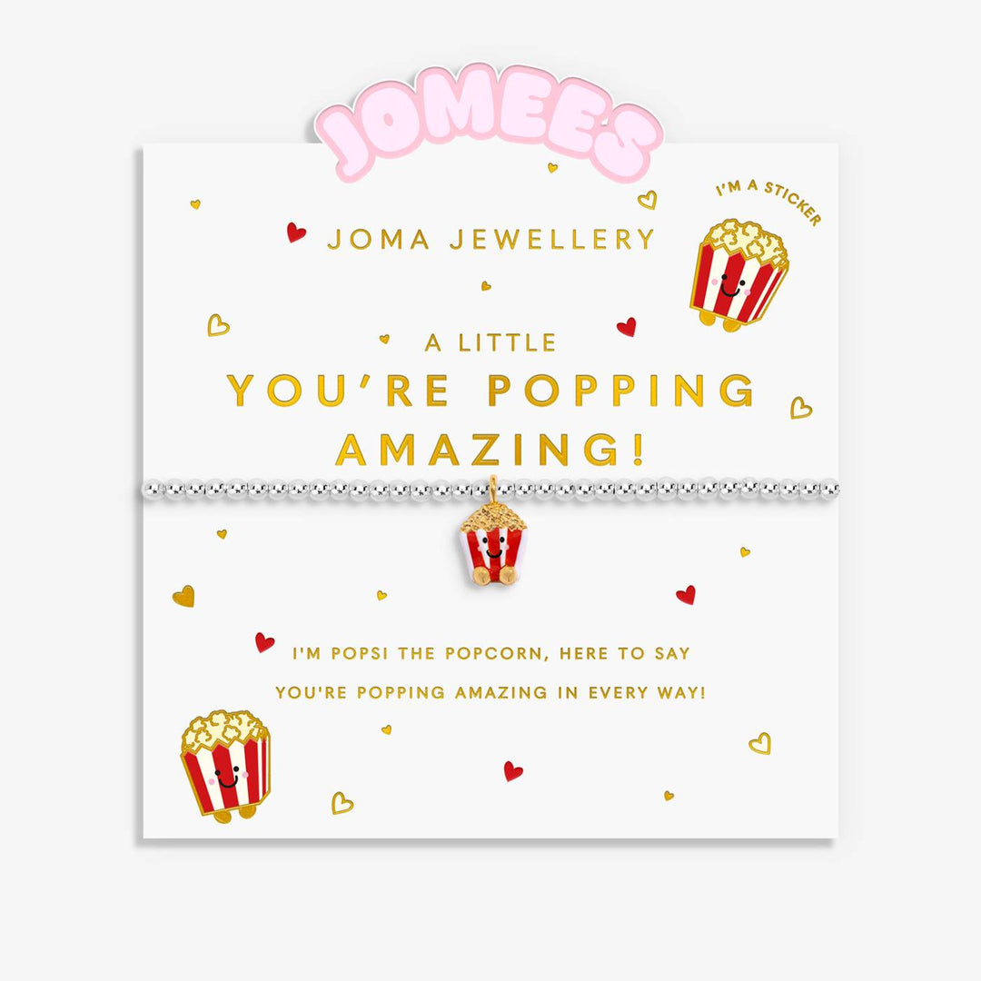 Joma Jewellery Kids' A Little Jomees You'Re Popping Amazing