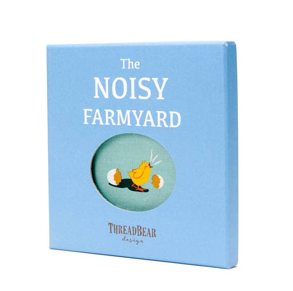 ThreadBear Noisy Farmyard Rag Book