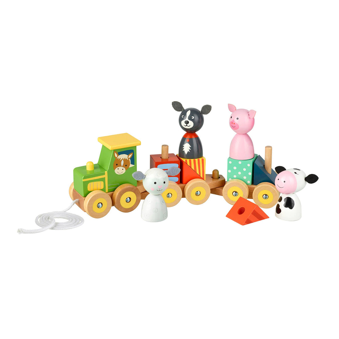 Farm Animal Puzzle Train