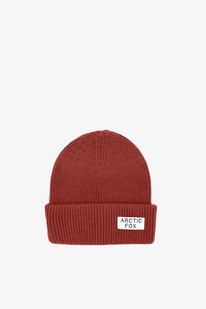 Recycled Bottle Beanie - Deep Terracotta - AW24