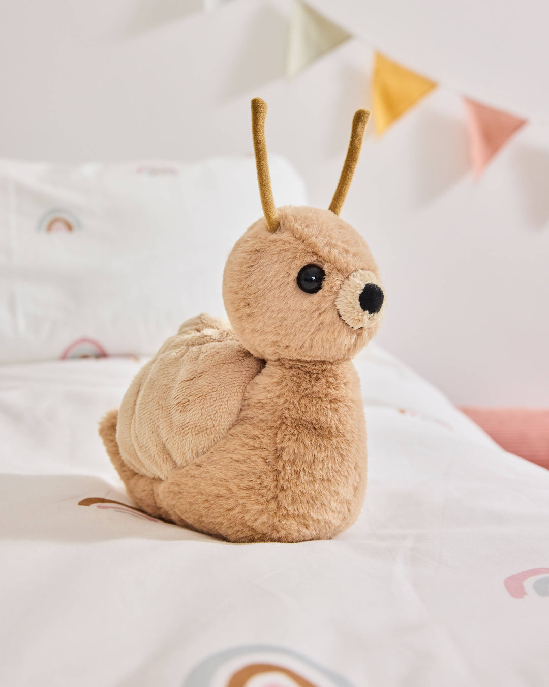 Saffy Snail Oatmeal Brown Soft Plush Toy Teddy Bear: Bear & Me / Snail