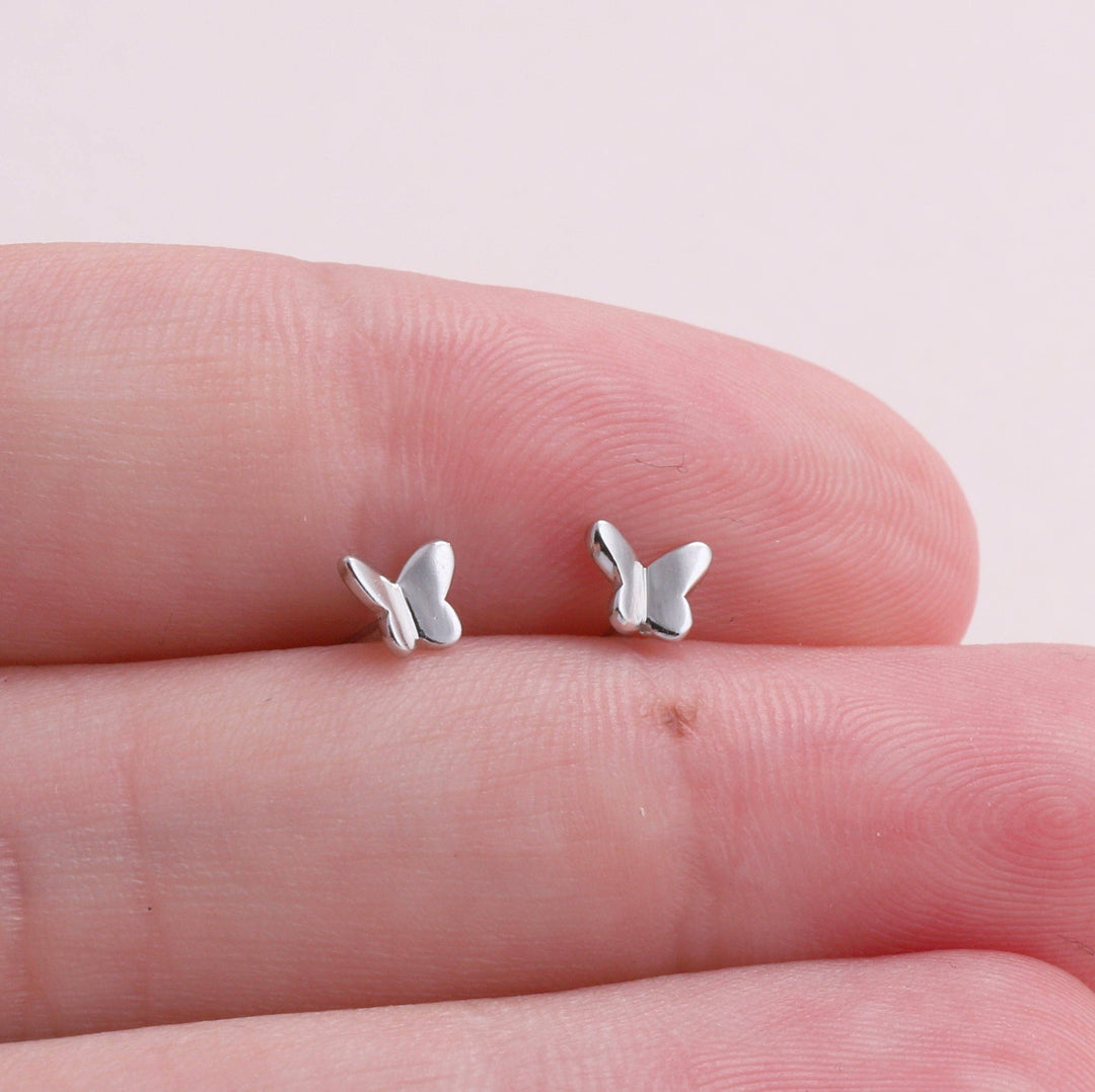 BT016 Earrings In A Message Bottle 'believe in magic': Silver