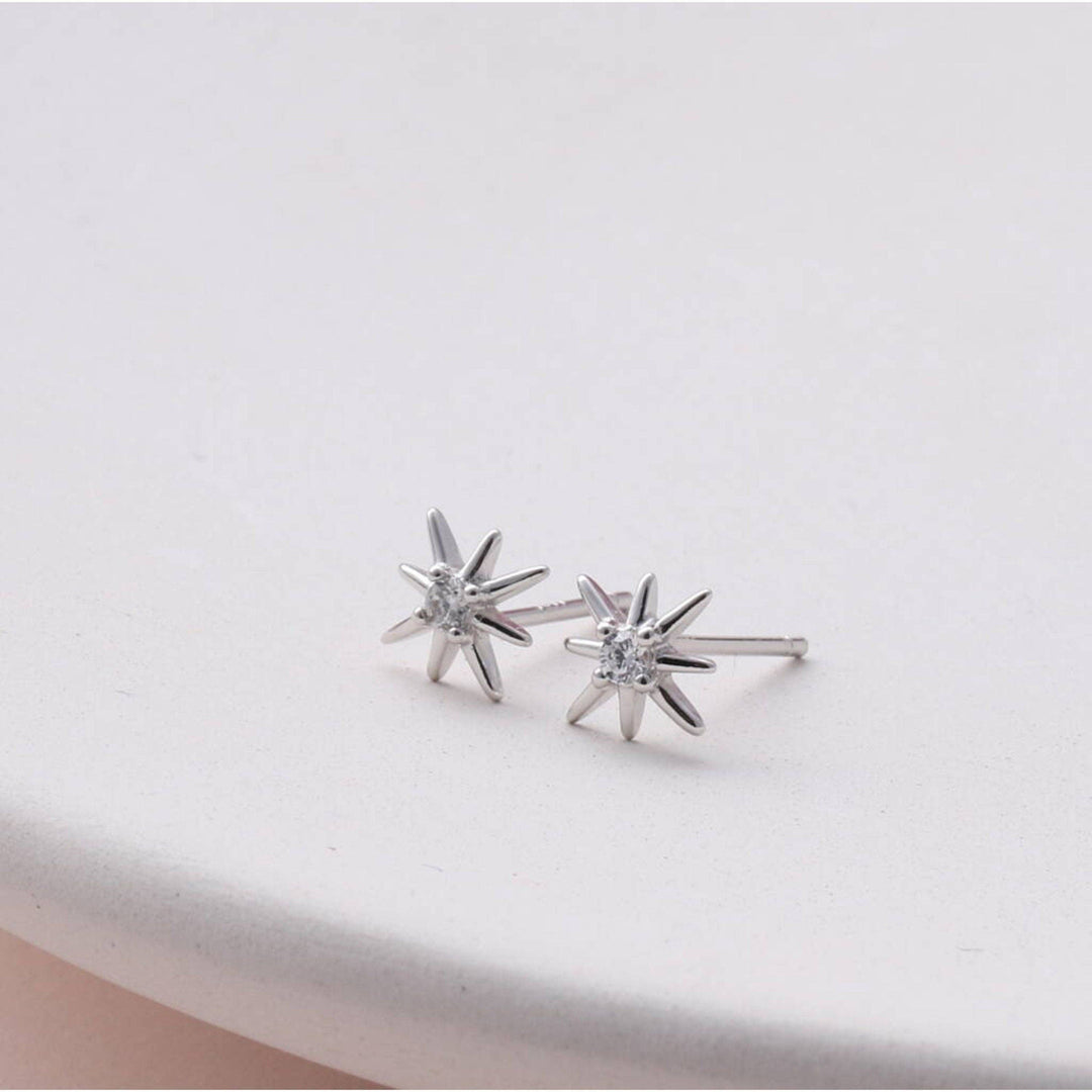 BT002 Message Bottle Sterling Silver Earrings 'Shine': Silver