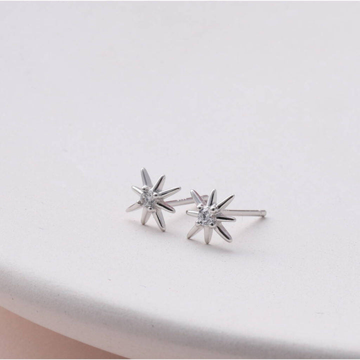 BT002 Message Bottle Sterling Silver Earrings 'Shine': Silver