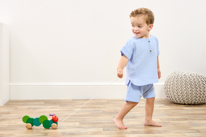 Wooden Pull Along Toy – The Very Hungry Caterpillar