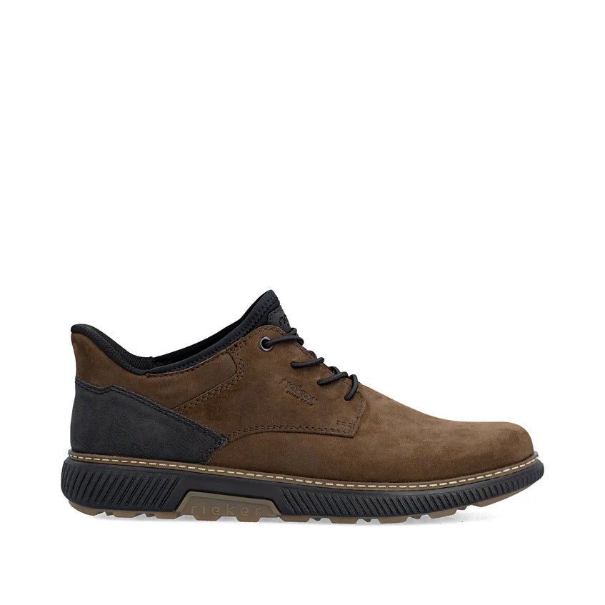 Rieker Men's Brown Suede Slip-On Shoes B3357-26