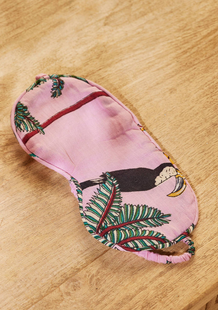 Jungle Print Eye Mask: Pink(PK)