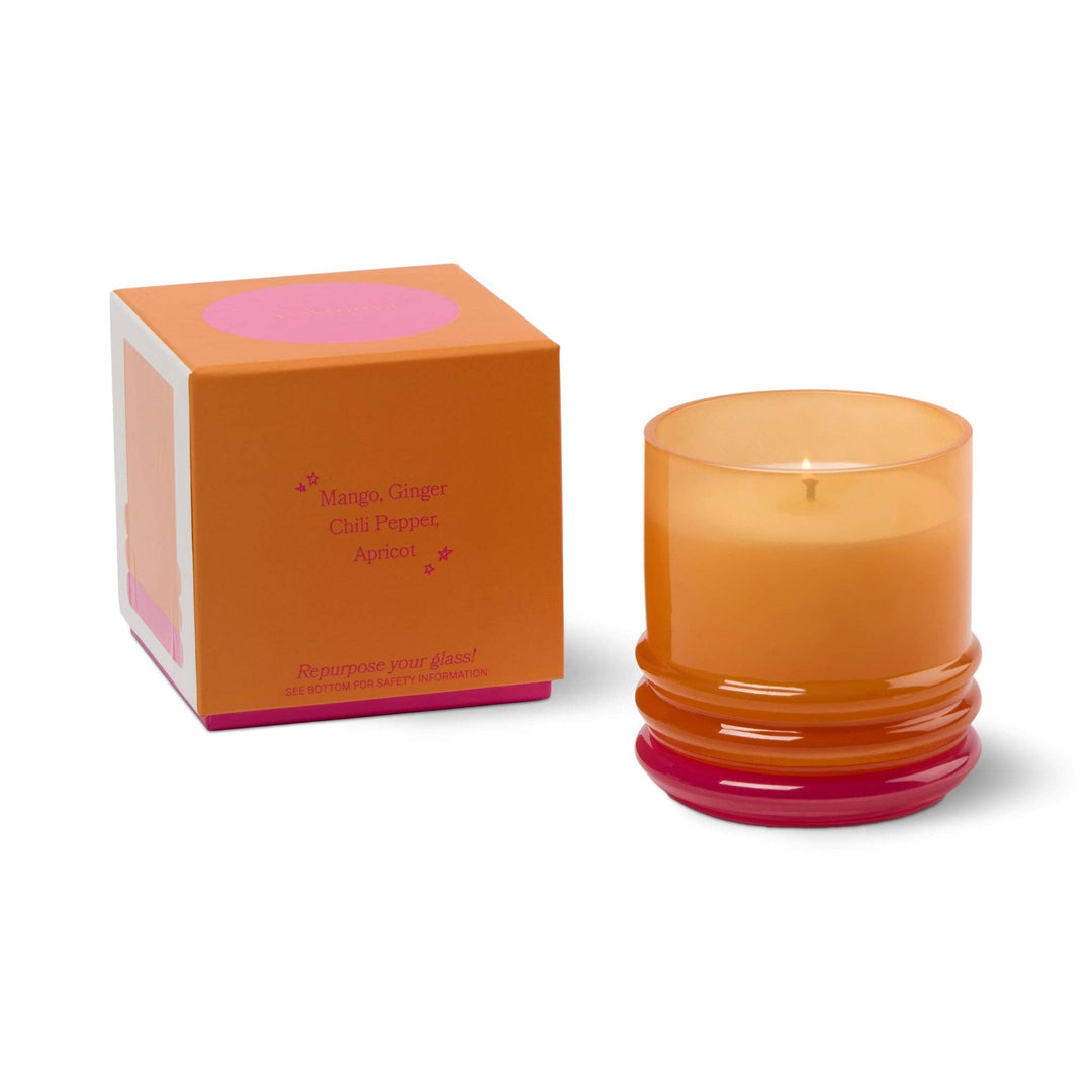 Paddywax Stack Glass Candle Orange - Infrared Mango