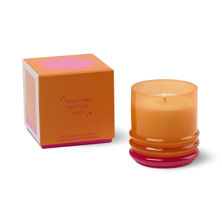 Paddywax Stack Glass Candle Orange - Infrared Mango