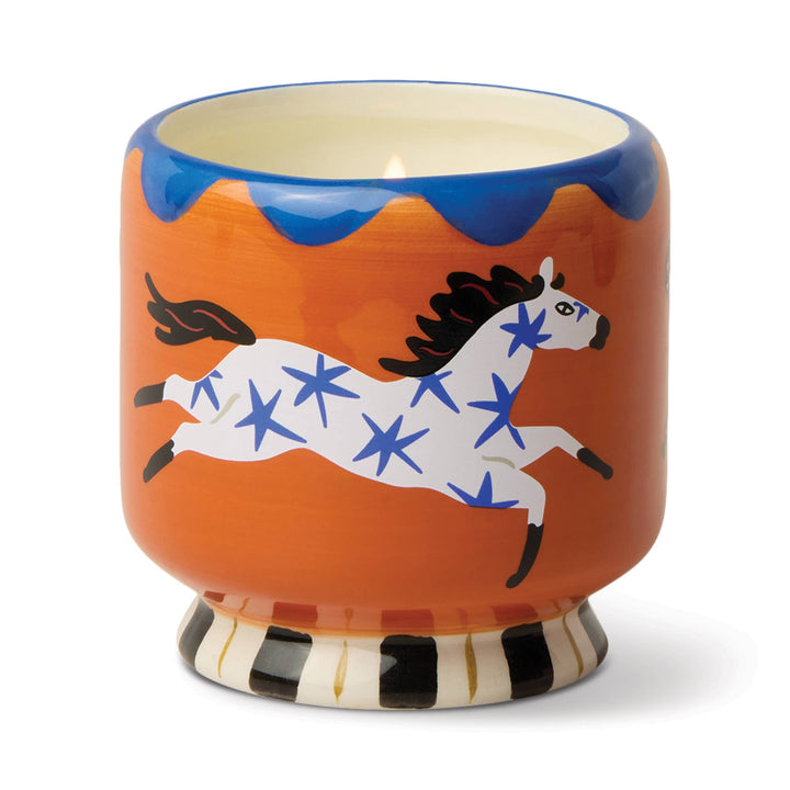 A Dopo 8oz/226g Horse Ceramic Candle - Seinna Sunset