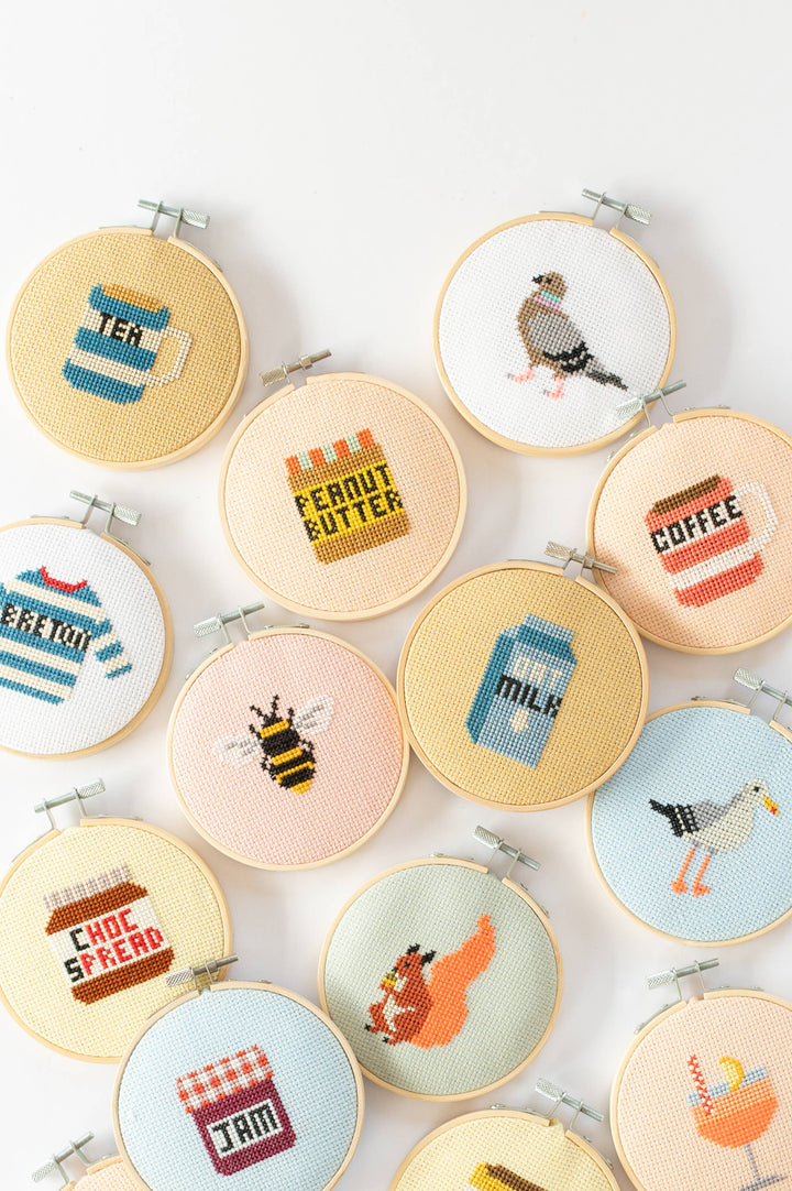 Beginner Bumble Bee Cross Stitch Kit