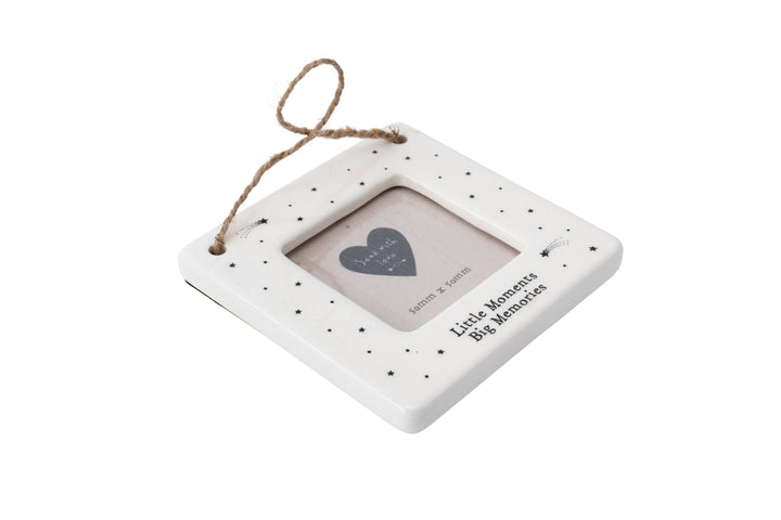 Send With Love 'Little Moments' Mini Ceramic Photo Frame