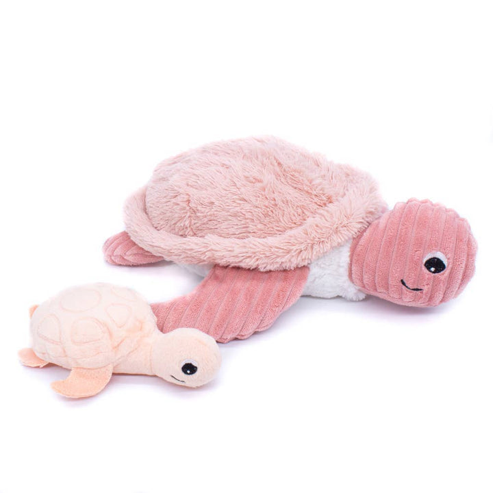 Les Ptipotos Tilly The Turtle Mum & Baby Pink