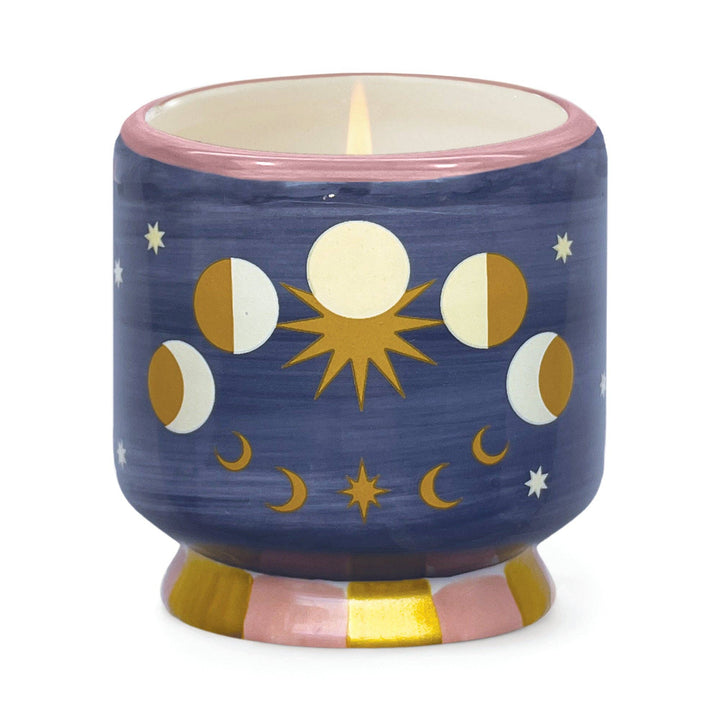 Paddywax A Dopo Moon Phases Ceramic Candle - Jasmine & Rose