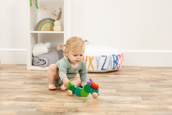Wooden Pull Along Toy – The Very Hungry Caterpillar