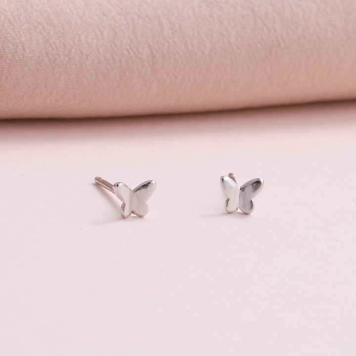 BT016 Earrings In A Message Bottle 'believe in magic': Silver