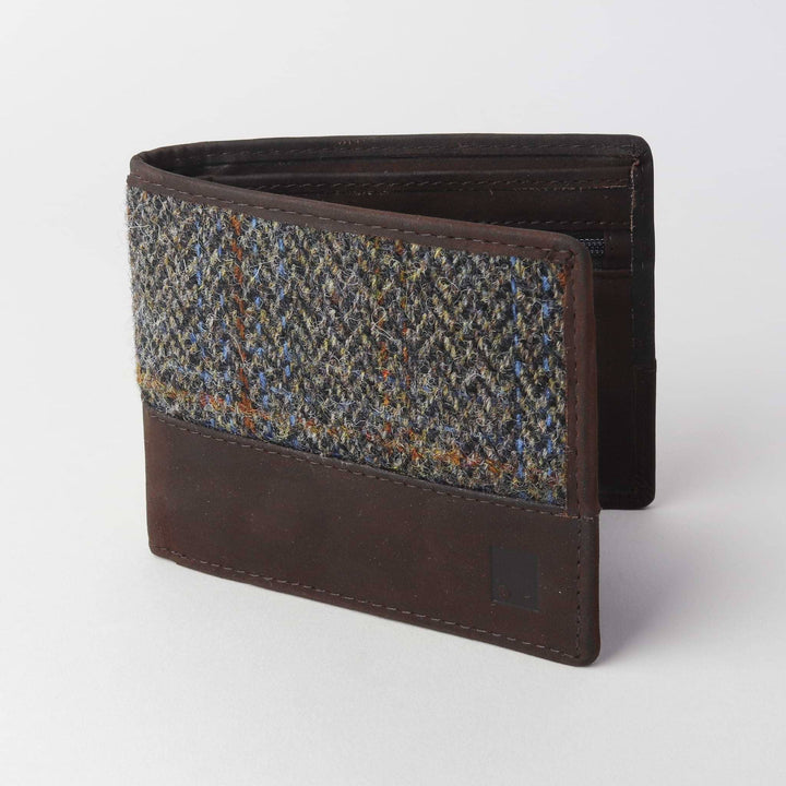 Brown Harris Tweed Wallet