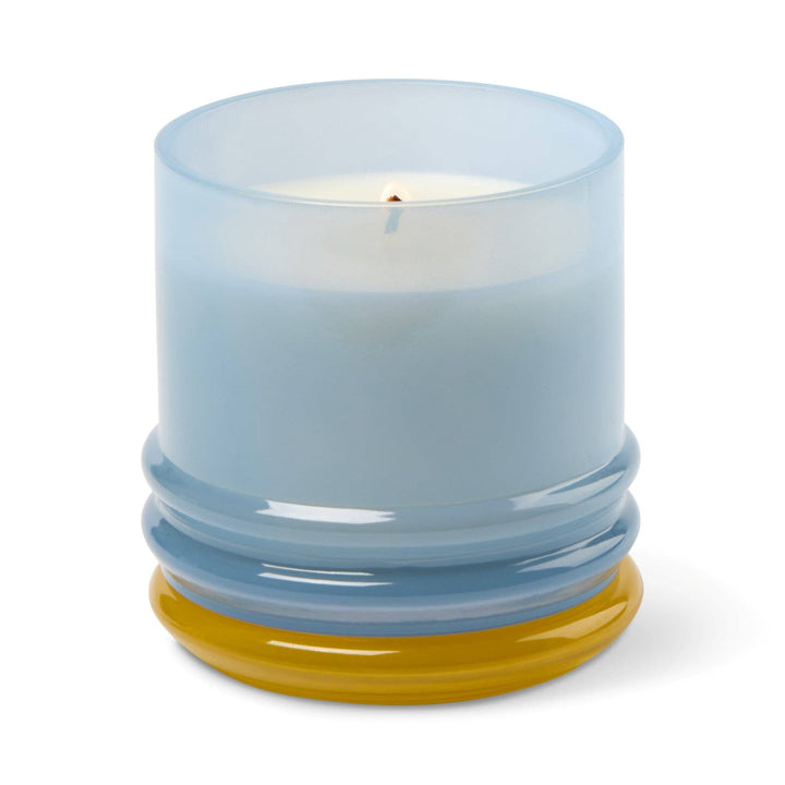 Paddywax Stack Glass Candle Blue - Zesty Lemon