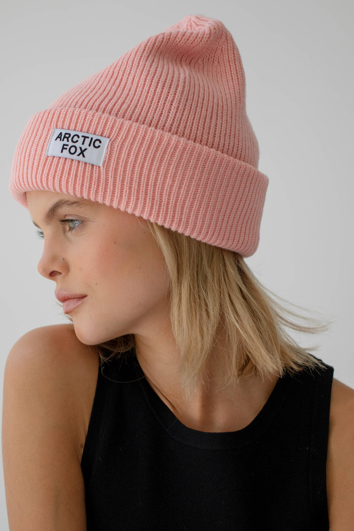 The Recycled Bottle Beanie - Pastel Pink