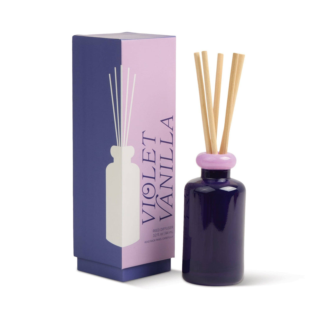 Paddywax Glass Diffuser Purple - Violet Vanilla